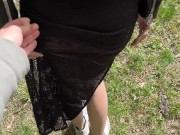 GREAT WILD OUTDOOR FUCK iN FOREST AND CREAMPIE 7/16