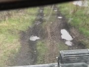 Masturbation While Off Roading On The Trails, Cumming & Pissing On A Sand Dune 4/16