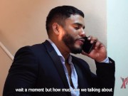 Trío delicioso con peruana tetona para que así pueda pagar sus deudas 5/16