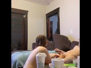 Heather Kane filled like the Cum Dumpster she is! 8/16