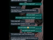 Chat hot con mi hermanastra pequeña no queria pero me la termino cogiendo doggy!  Natasha Caseros 1/16