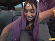 Fake Taxi Bengali nurse takes a big cock in her her tight Asian pussy with her big tits out 8/16