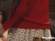 Busty lesbian chick presenting her big natural boobs for horny madame 4/16