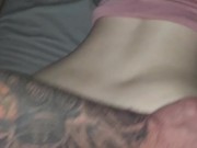 Amateur Brunette Wife Loves Thick Cum in Her Tight Pussy!