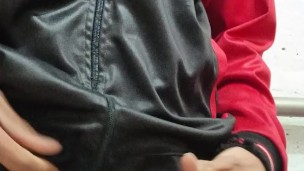 masturbation of a good young cock in close-up
