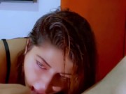 Oral con mi novi colegiala hasta que me venga rica latina 15/16