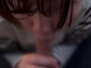 気持ちいいごっくんフェラしてくれる変態な彼女♡cum 15/16