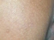 Outdoor Blowjob On Knees With Husband And Shaving Wife Hot Pussy When She Watching Porn 16/16