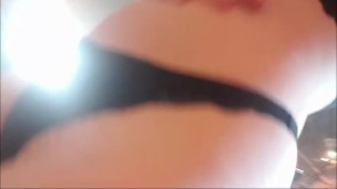 Dancing with sexy lingerie