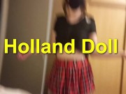 216 Holland Doll - Hot SchoolGirl is A Horny Ass Eating Queen! 1/16