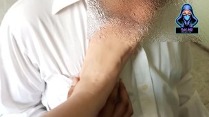 I give my lover a divine Russian handjob at his house.