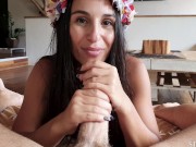 I fuck hard my horny girlfriend's ass in a tropical paradise and I give in her ass a big load of cum 6/16