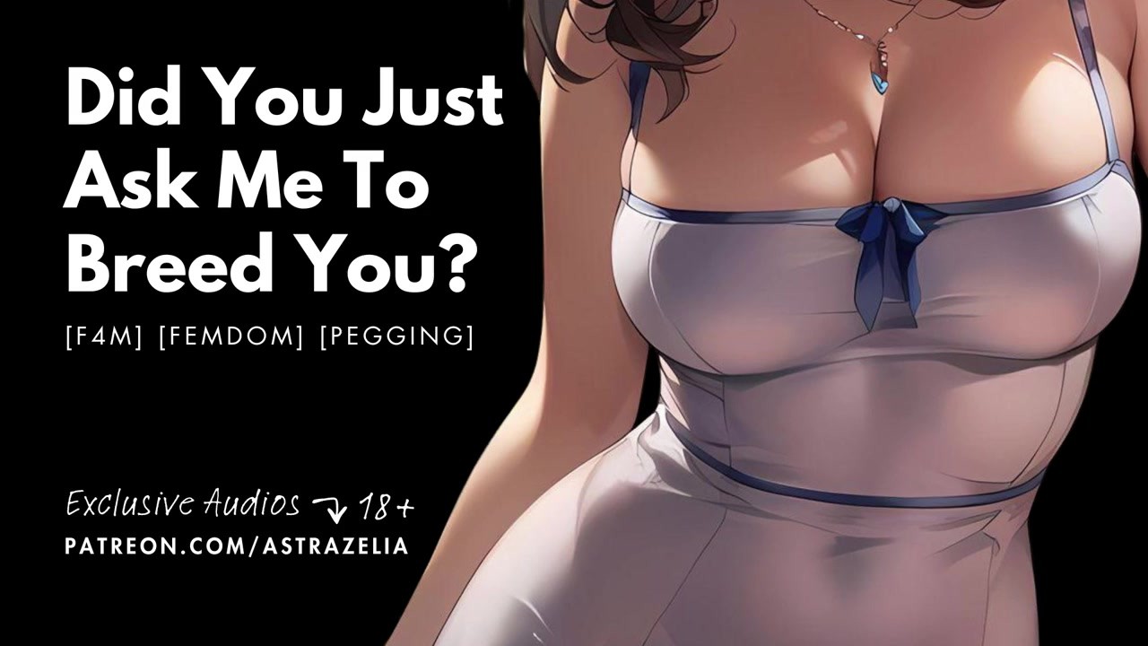 [ASMR] Mommy Dom Pegging Leads to Breeding your Hole [Audio Roleplay] [Femdom] [Strap-On] [Breeding] - Big Tits