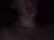 Smoking naked while everyone is