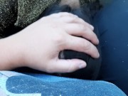 I seduced my housekeeper when she was in the garden with whom we fucked in the yard (part 2)