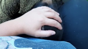 I seduced my housekeeper when she was in the garden with whom we fucked in the yard (part 2)