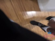 Ebony babe Fae Love hangs out and gets gets her pussy rubbed and played with POV 11/16