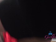 Ebony babe Fae Love hangs out and gets gets her pussy rubbed and played with POV 13/16