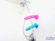 Blonde BBW Curvy Mary Is Going Wild in The Bathroom with Toys 5/16