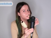 Wet mouths sounds 💦👅 Imagine your dick instead of my ice cream 🍦 ASMR 1/16