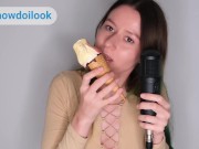 Wet mouths sounds 💦👅 Imagine your dick instead of my ice cream 🍦 ASMR 11/16