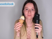 Wet mouths sounds 💦👅 Imagine your dick instead of my ice cream 🍦 ASMR 12/16