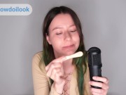 Wet mouths sounds 💦👅 Imagine your dick instead of my ice cream 🍦 ASMR 7/16