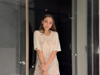 Transparent clothes dry vs wet