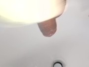 Enorme pisciata con mega sega ed enorme sborrata con i calzini della  15/16