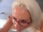 Shoplifting MILF caught with pearl necklace hidden in her juicy pussy gets pissed in ass by security 10/16