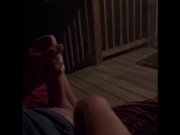 Fun naked nude around his friends 2/16