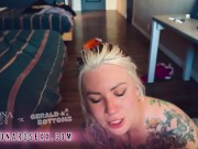 MMF Bisexual Double Blowjob by a Real Amateur Couple