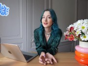 Entretien d'embauche pour être mon jouet sexuel - POV Role Play par une Française Poilue 4/16