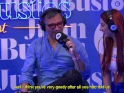 Jessica Sodi fulfills fantasy and cums with her big tits in the sex machine Juan Bustos podcast 13/16