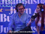 Jessica Sodi fulfills fantasy and cums with her big tits in the sex machine Juan Bustos podcast 5/16