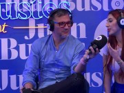 Jessica Sodi fulfills fantasy and cums with her big tits in the sex machine Juan Bustos podcast 8/16