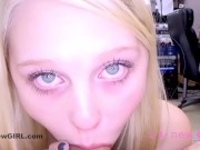 Blonde Sweet Girl Deepthroats Big Dick In New Hot Video 11/16