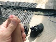 Outside In My Back Yard Until I Can Taste My Own Cum 13/16