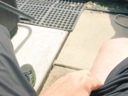 Outside In My Back Yard Until I Can Taste My Own Cum 2/16