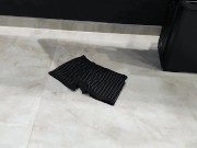 Achei a sua cueca pela casa! Esfregar na minha buceta me excita 1/16