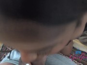 Exotic amateur babe Tessa Thomas fingered and creams then sucks on hard rod POV 13/16