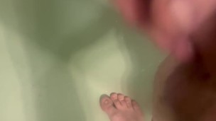 Jerking Off Till I Cum All Over My Cock