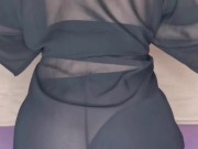 Femdom Nylon Legs and Ass Tease 7/16