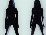 LUCIDFLIX Gorgeous brunettes Kylie Rocket & Vanessa Sky space out with a hard cock 1/16