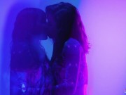 LUCIDFLIX Gorgeous brunettes Kylie Rocket & Vanessa Sky space out with a hard cock 3/16