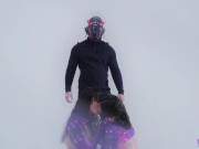 LUCIDFLIX Gorgeous brunettes Kylie Rocket & Vanessa Sky space out with a hard cock 7/16