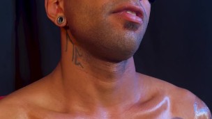 Guy 33 - Watch the Face of this Tattooed, Straight Stud with A Pierced Cock while being edged
