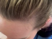 he came home to eat but he preferred that I suck him and swallow his sperm 2/16