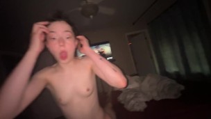 True amateur homemade creampie! Good girl gags on cock and gets roughly fucked POV missionary! Hardcore Daddy Dom Submissive Slut OC