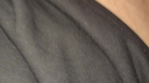 Amateur wank in park